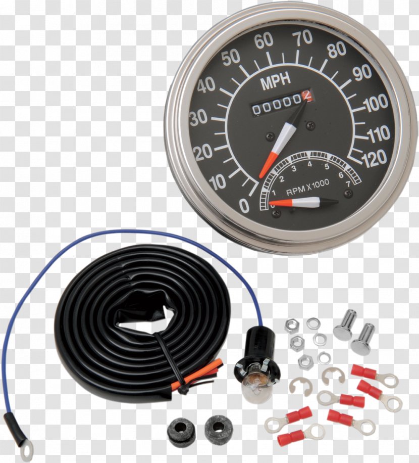 Car Harley-Davidson Speedometer Motorcycle Tachometer - Gauge - Table Transparent PNG