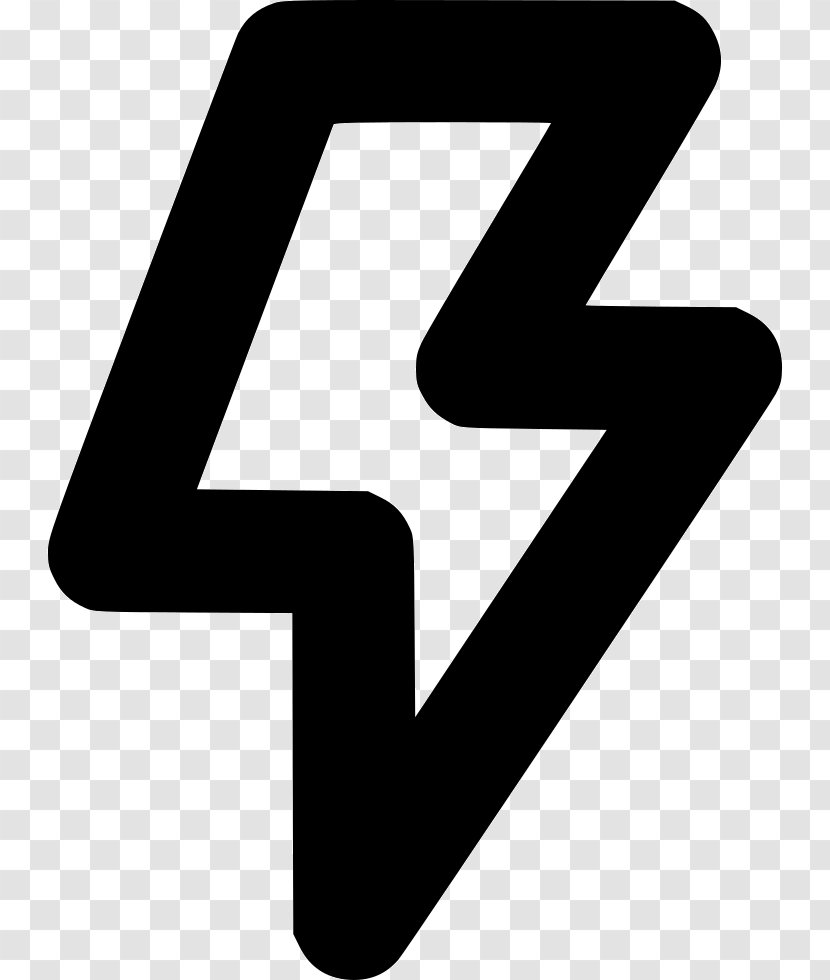 Angle Number Line Logo Black & White - M - MElectricity Download Transparent PNG
