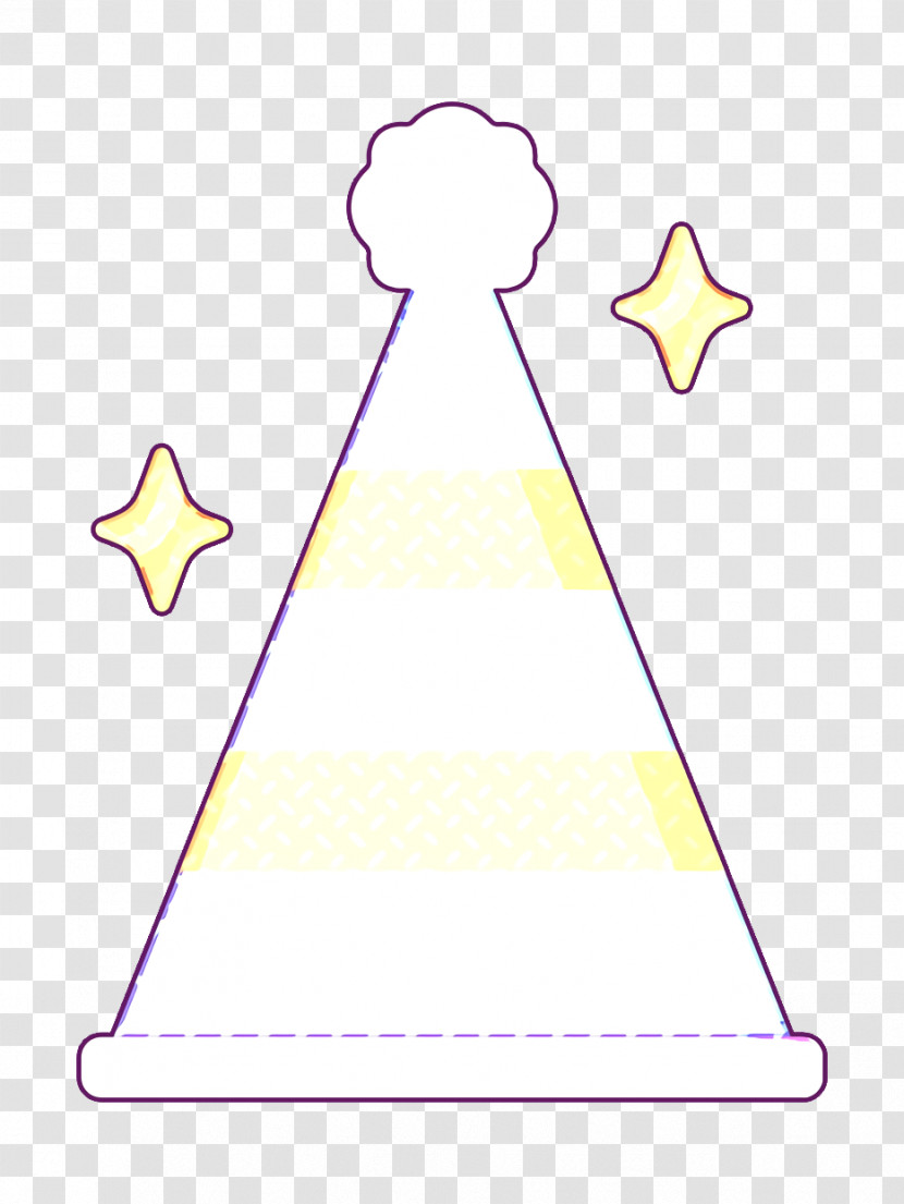 Night Party Icon Hat Icon Party Hat Icon Transparent PNG