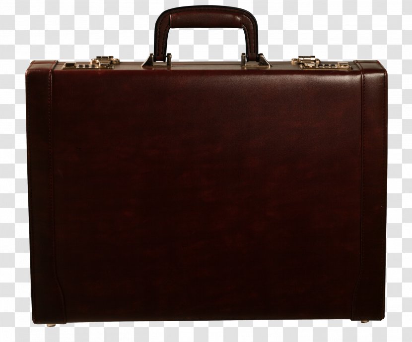 Suitcase Baggage Briefcase - Leather Transparent PNG