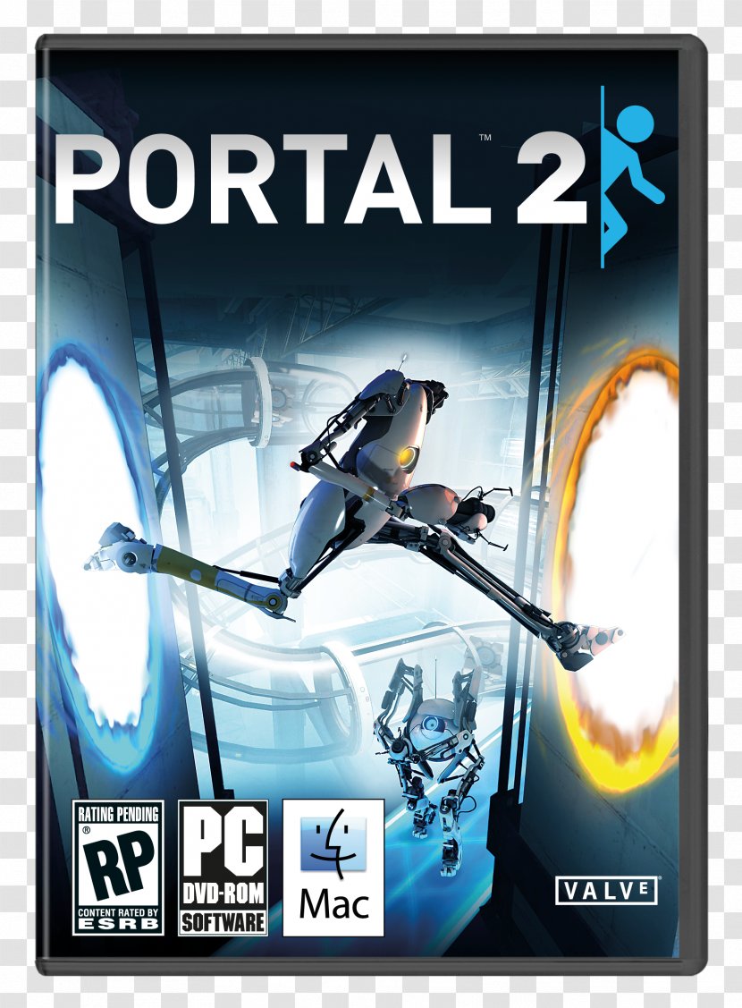 Portal 2 The Orange Box Xbox 360 PlayStation 3 - Pc Game Transparent PNG