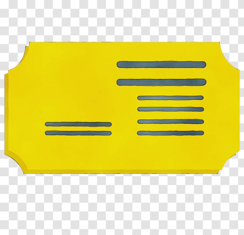 Yellow Font Line Meter Geometry Transparent PNG
