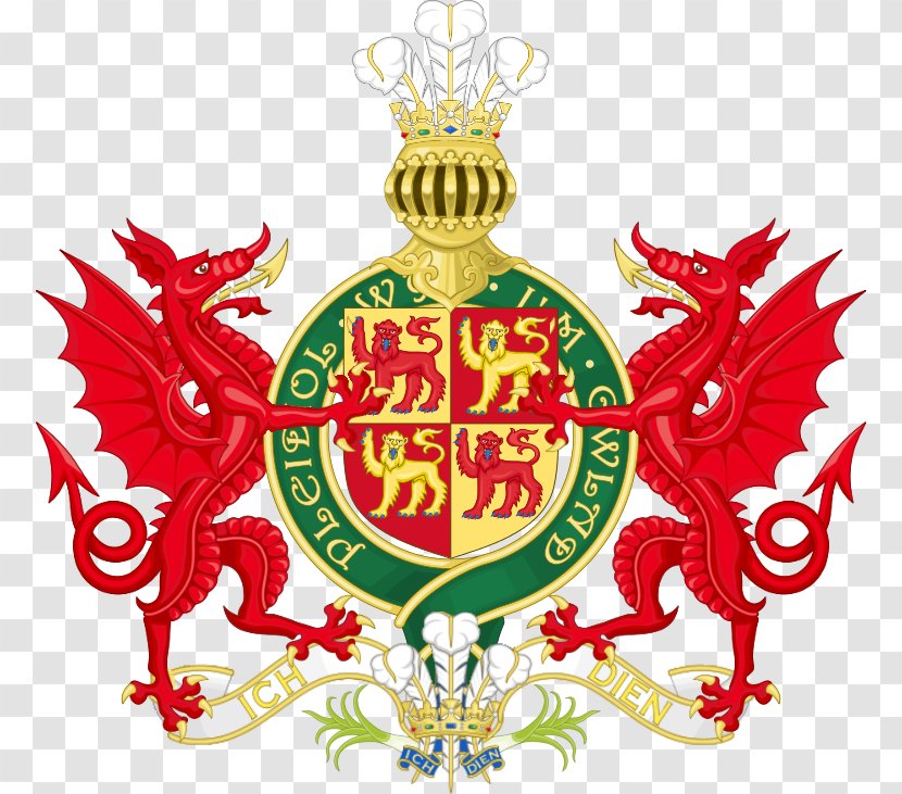 Flag Of Wales Coat Arms Welsh Dragon Principality - Christmas Ornament - Nathaniel B Transparent PNG