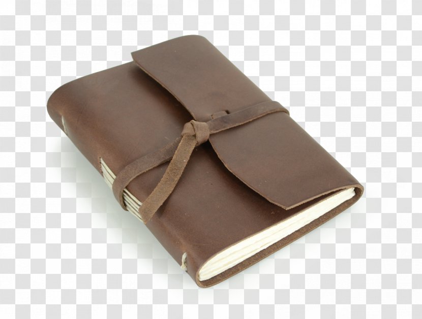 Paper Journal Leather Hardcover Book - Wallet Transparent PNG