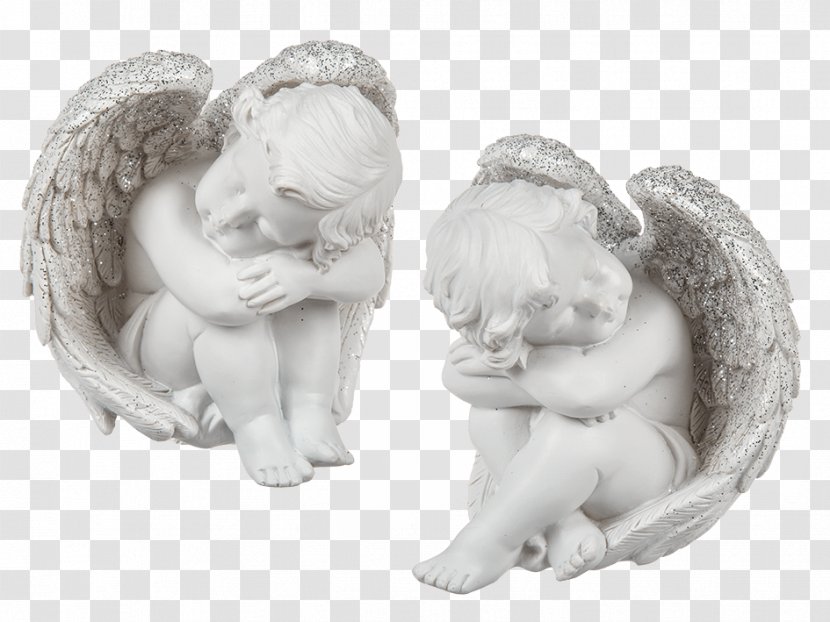 Angel Polyresin Light Fixture Figurine Ceramic - Silver Glitter Chandeliers Transparent PNG