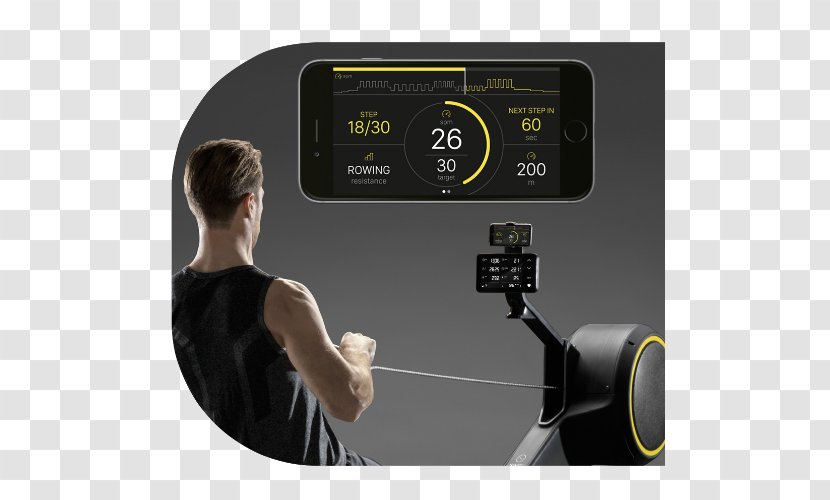 Rowing Indoor Rower Product Design Multimedia Machine - Technology Sensitivity Effect Transparent PNG