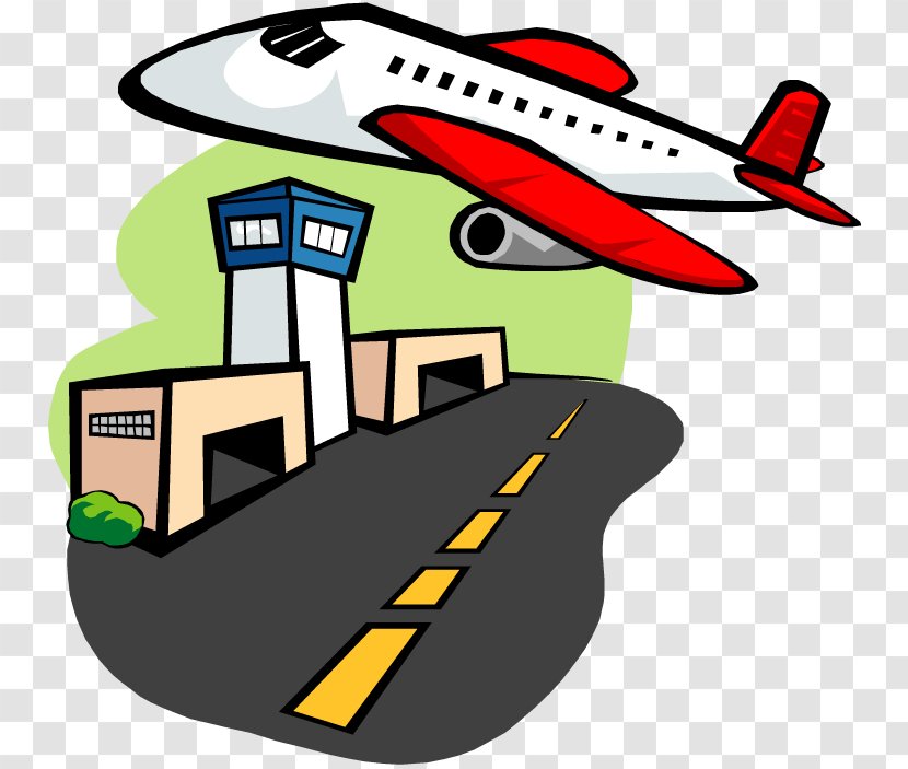 Airplane Airport Learning Clip Art - Wing Transparent PNG