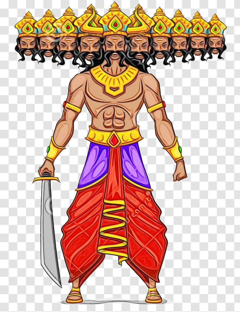 Ravana Dussehra Vector Graphics Bhagwan Shri Hanumanji Illustration - Fictional Character - Hero Transparent PNG