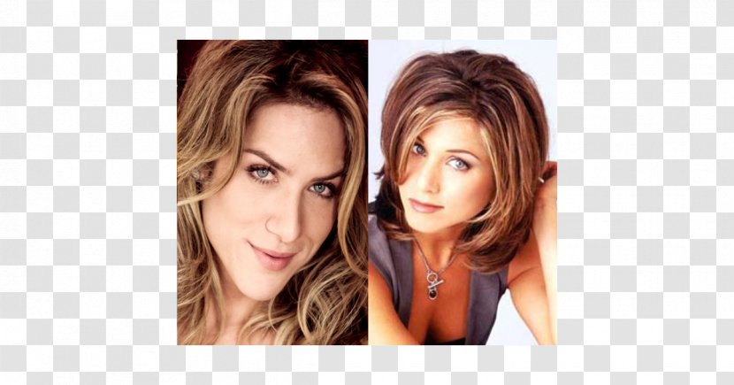 Jennifer Aniston Long Hair Coloring Brown - Heart Transparent PNG