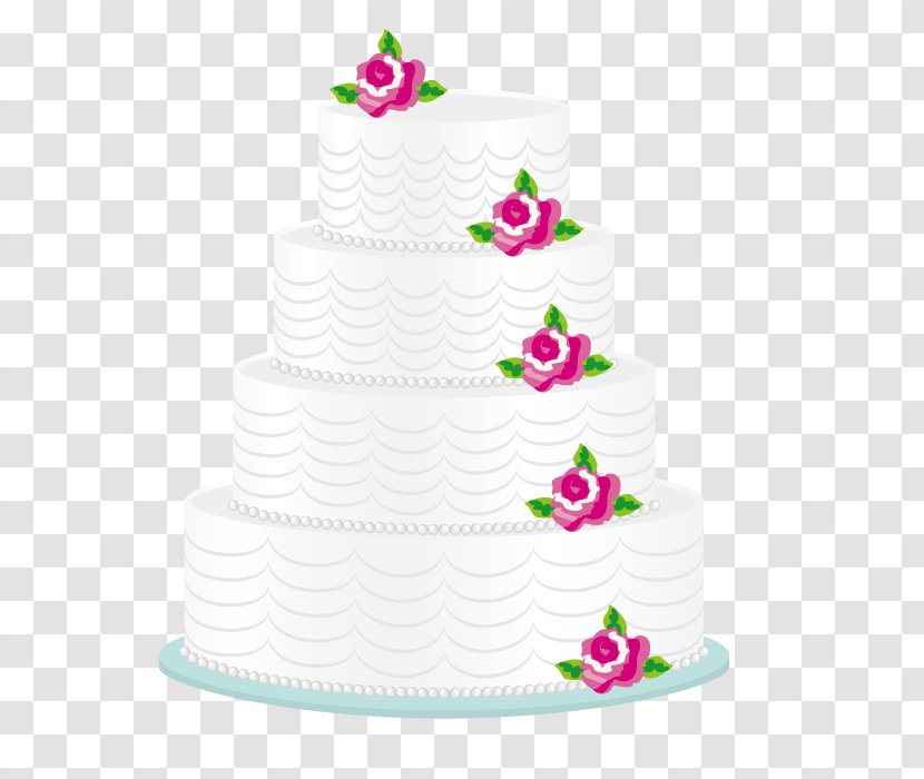 Wedding Cake Layer Cupcake Sugar Chocolate - Vector Dessert Cream Transparent PNG