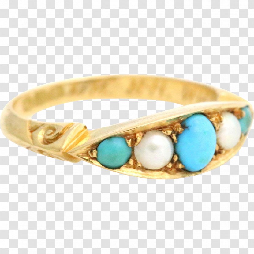 Turquoise Bangle Bracelet Gold Carat - Body Jewelry Transparent PNG