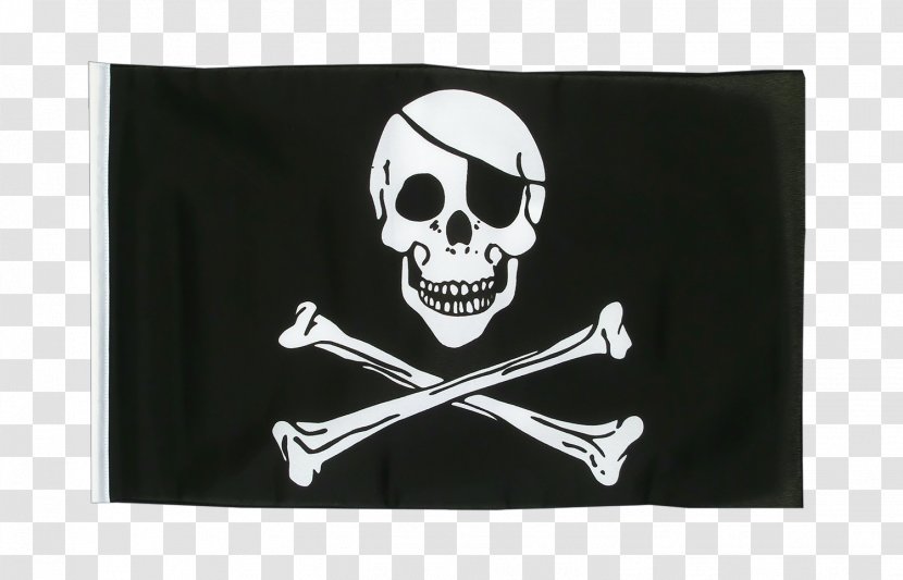 Jolly Roger Flag Skull And Crossbones Piracy Eyepatch Transparent PNG