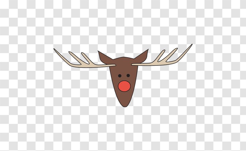 Reindeer Drawing Rudolph Clip Art - Nose Transparent PNG