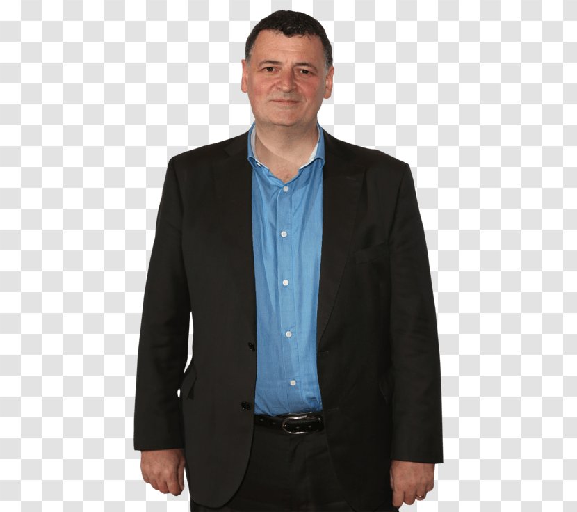 Steven Moffat Sherlock Blazer Showrunner Television Show - Gabardine Transparent PNG