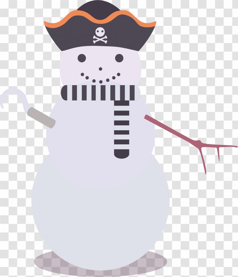 Snowman - Vector Transparent PNG