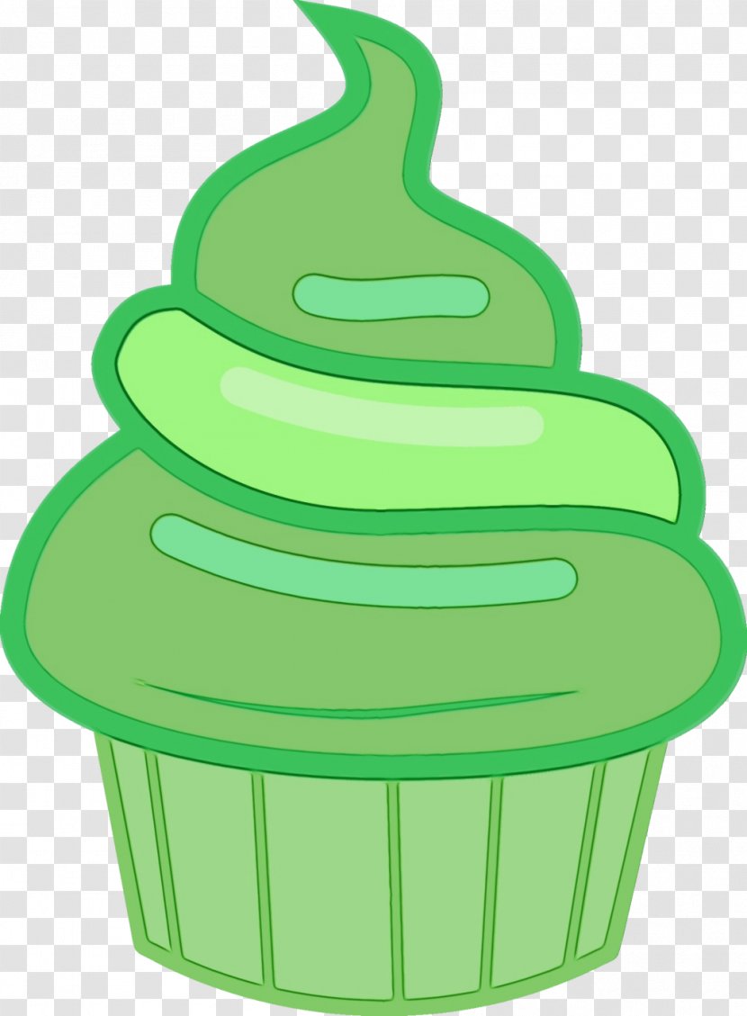 Green Clip Art Frozen Dessert Dairy Cookware And Bakeware - Paint - Cake Decorating Supply Transparent PNG