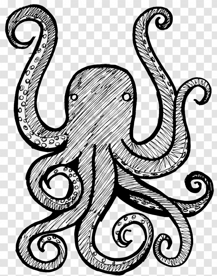 Octopus Drawing Clip Art - Watercolor - Octapus Transparent PNG