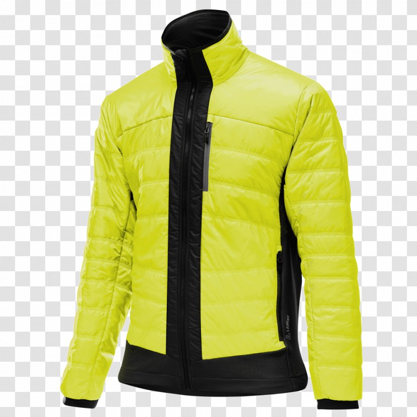 PrimaLoft Leather Jacket Down Feather Trademark Transparent PNG