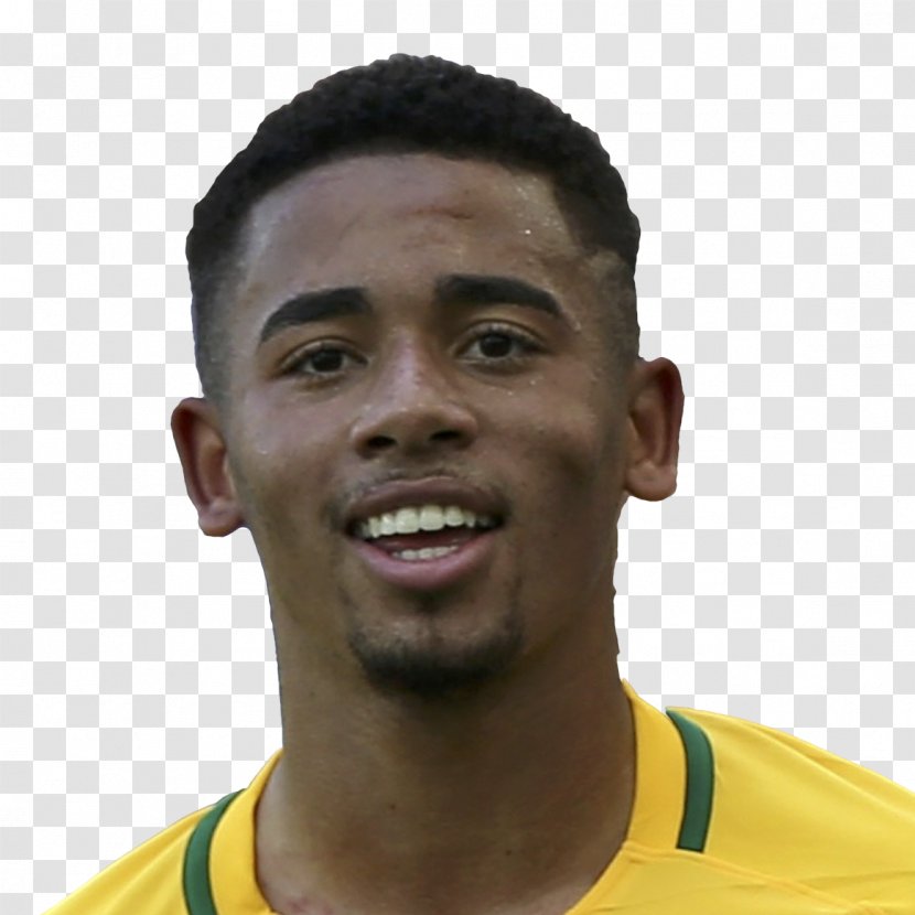 Gabriel Jesus Brazil National Football Team 2018 FIFA World Cup Player - Forehead Transparent PNG