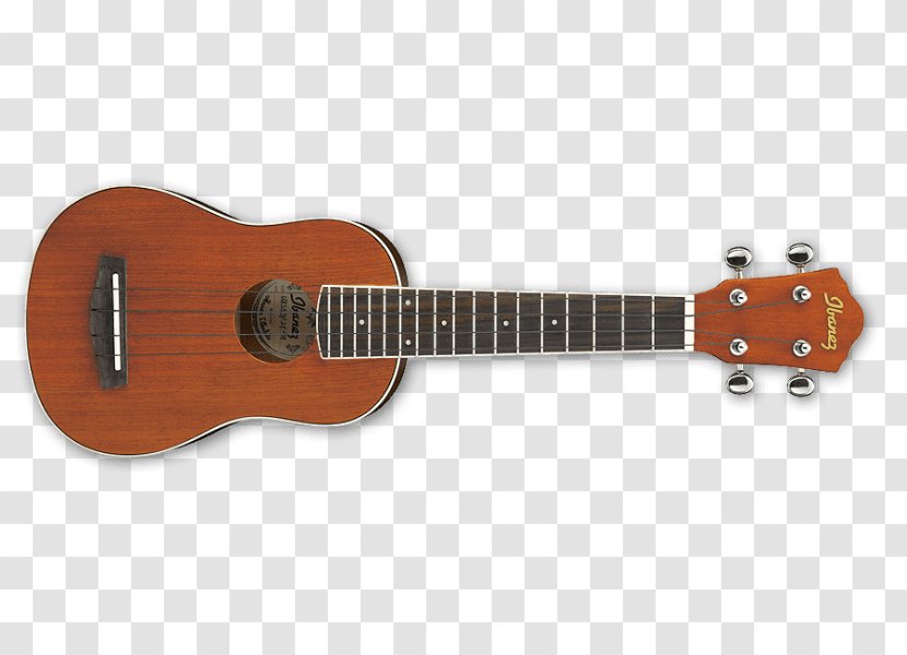 Kala Satin Mahogany Soprano Ukulele Musical Instruments Guitar - Watercolor Transparent PNG