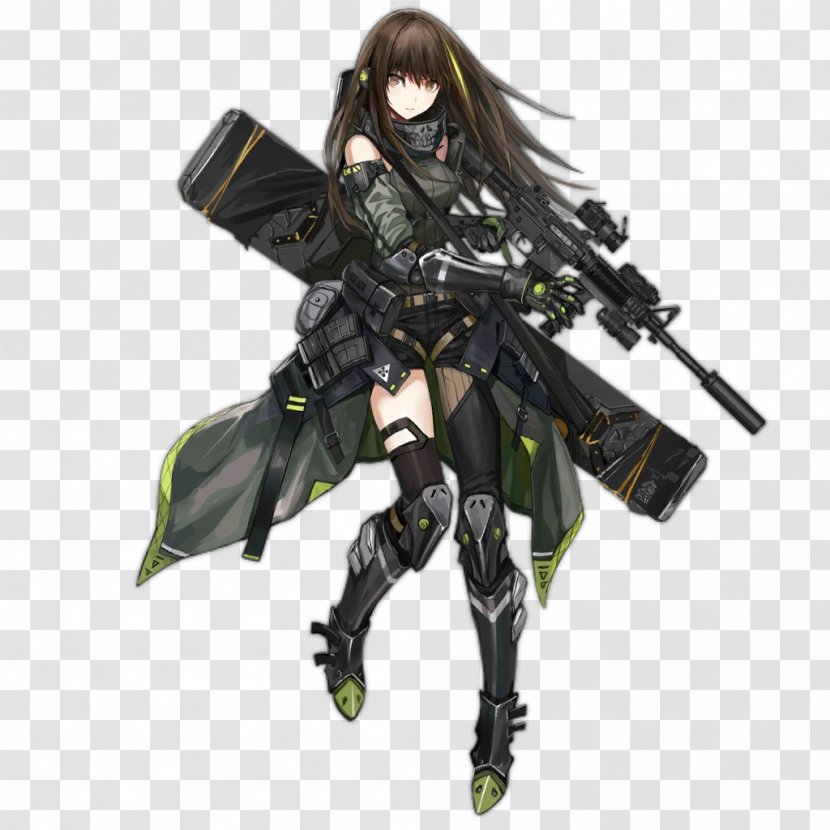 Girls' Frontline M4 Carbine ArmaLite AR-15 SOPMOD Heckler & Koch HK416 - Frame - M4a1 Transparent PNG