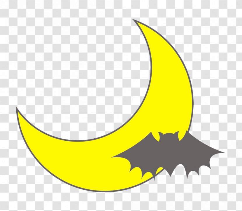 Bat Light Moon - Wing - Halloween Back Transparent PNG