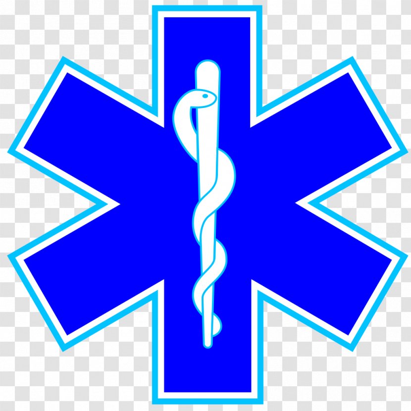 Star Of Life Emergency Medical Services Technician Paramedic Clip Art - Communication - Background Transparent PNG