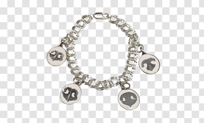 Charm Bracelet Jewellery Silver Necklace - Jewelry Design Transparent PNG
