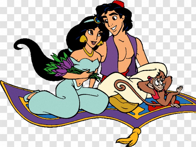 Princess Jasmine Aladdin Abu Iago Rajah - Fictional Character Transparent PNG