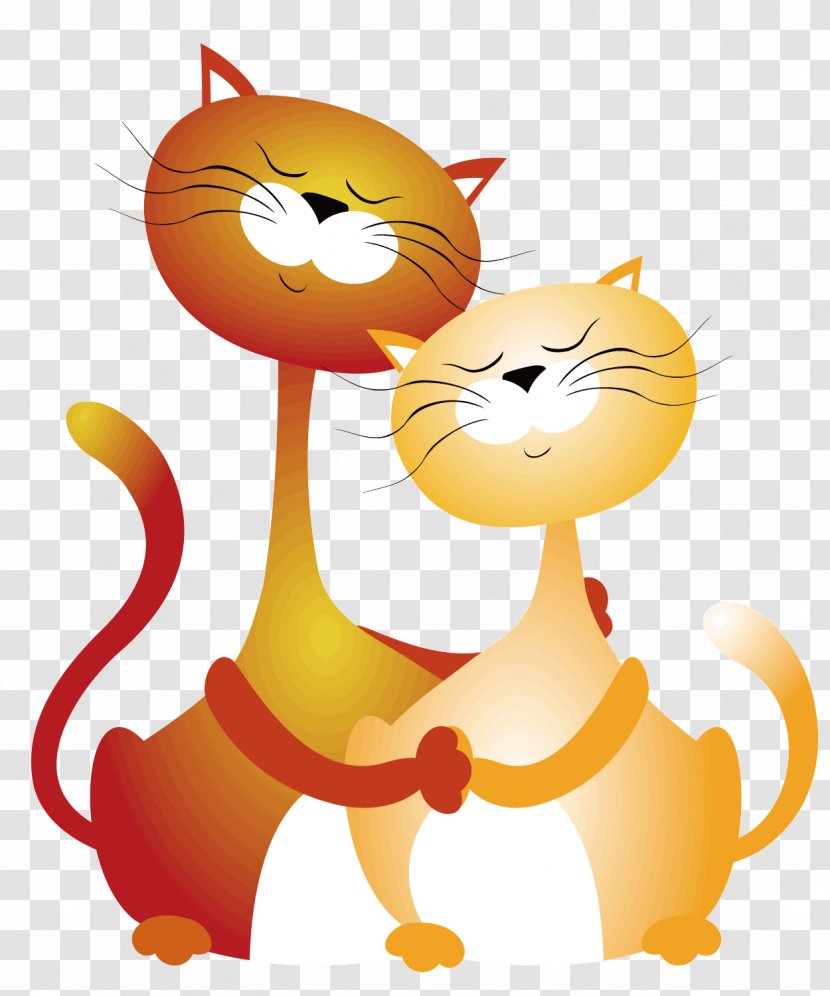 British Shorthair Kitten Cartoon Clip Art - Lovely Cat Transparent PNG