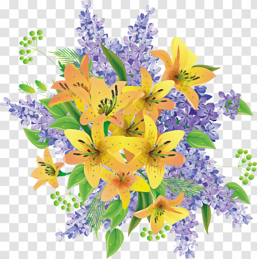 Lilium Bouquet Flower Bouquet Flower Bunch Transparent PNG