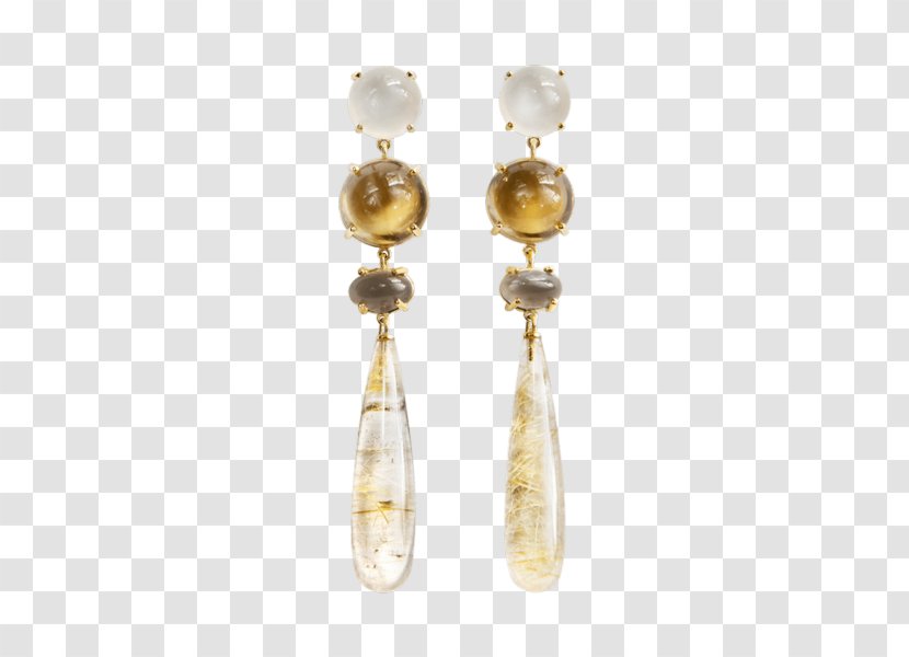 Earring Jewellery Colored Gold Gemstone - Body Jewelry Transparent PNG