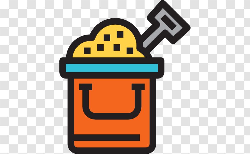 Bucket Sand Icon - Scalable Vector Graphics Transparent PNG