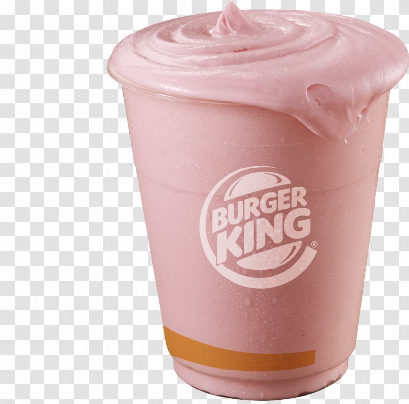 Milkshake Smoothie Hamburger Burger King Juice - Pink Transparent PNG