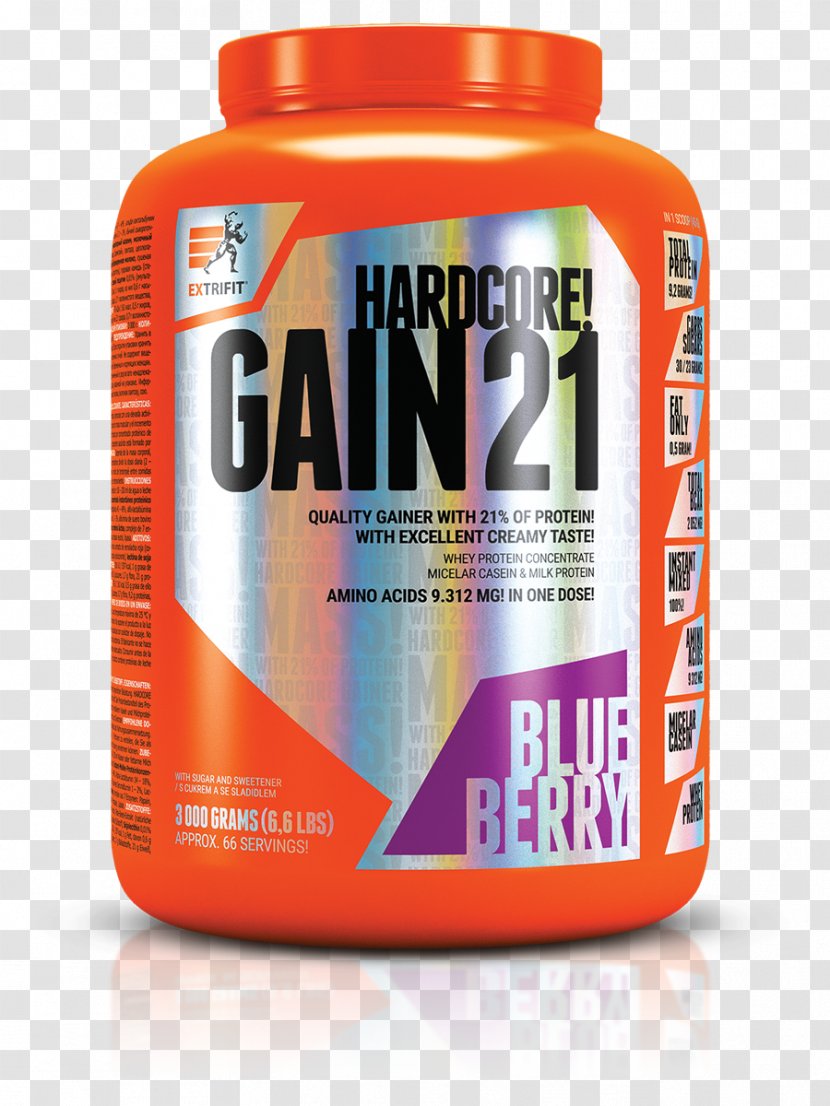 Gainer Protein Whey Muscle Carbohydrate - Sports Nutrition Transparent PNG