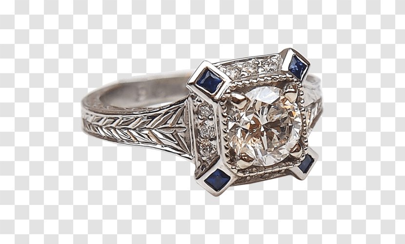 Diamond Cut Engagement Ring Princess - Jewelers Loupes For Diamonds Transparent PNG