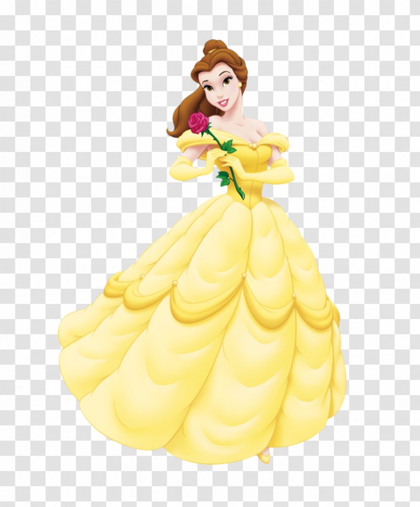 Belle Princess Aurora Jasmine Ariel Cinderella - Beauty And The Beast Transparent PNG