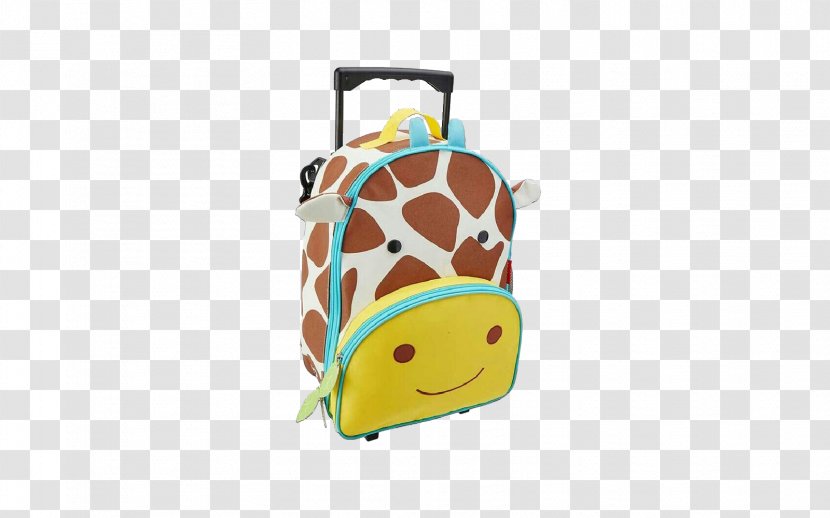 Giraffe Giraffidae Yellow Bag Backpack Transparent PNG
