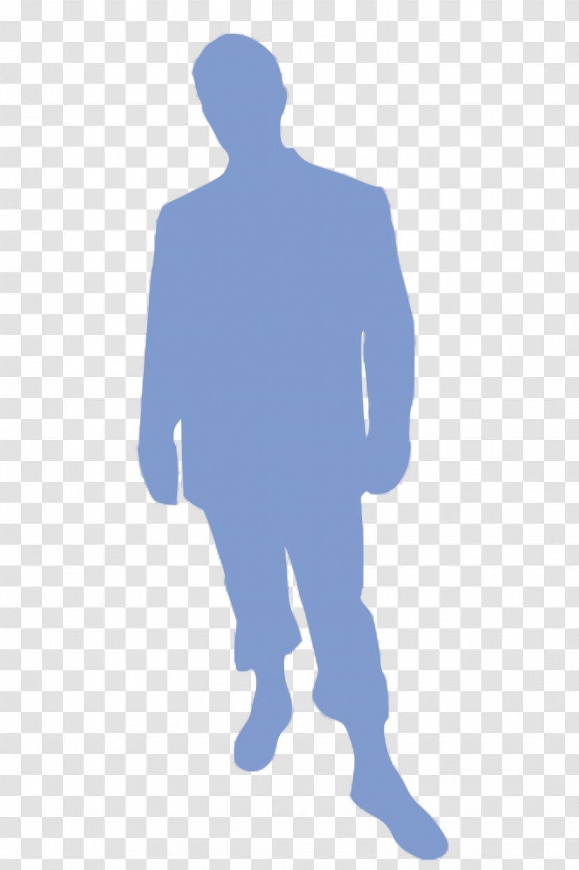 Silhouette User - Blue Transparent PNG