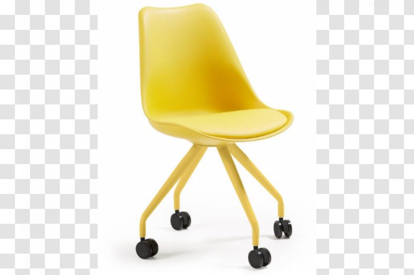 Office & Desk Chairs Furniture Wing Chair Yellow Transparent PNG