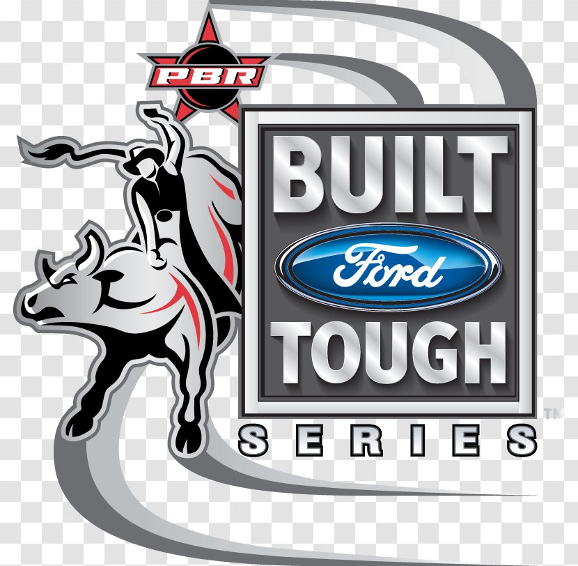 Built Ford Tough Series Professional Bull Riders Riding Rodeo Logo - Sponsor - PBR Transparent PNG
