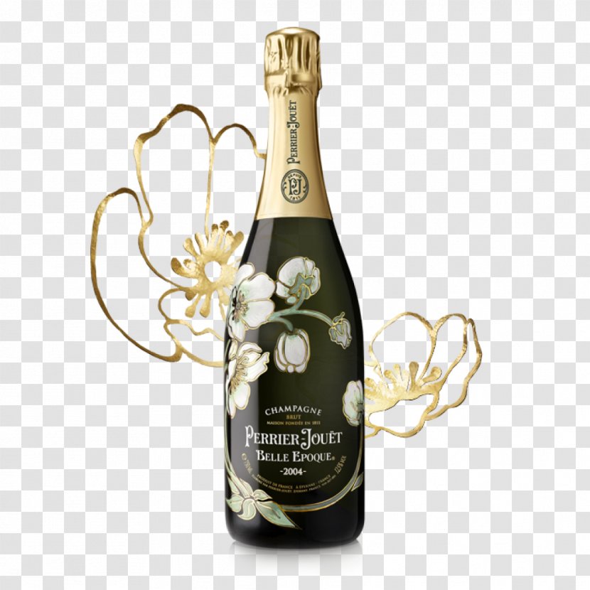 Champagne Sparkling Wine Rosé Perrier-Jouët - Blanc De Blancs Transparent PNG