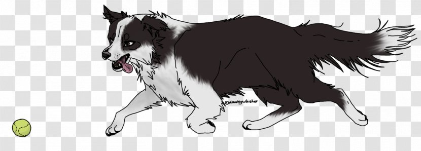 Border Collie Dog Breed Drawing Pet - Fictional Character - Design Transparent PNG