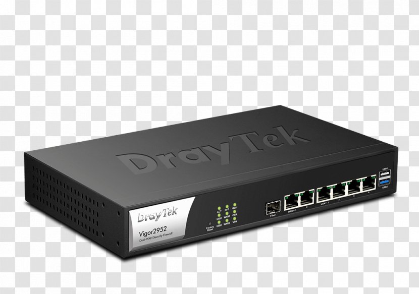 Draytek Vigor2960 Router Wide Area Network Virtual Private - Multimedia - Technology Transparent PNG