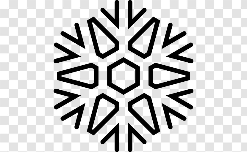 Snowflake Silhouette Crystal - Snow Icon Transparent PNG
