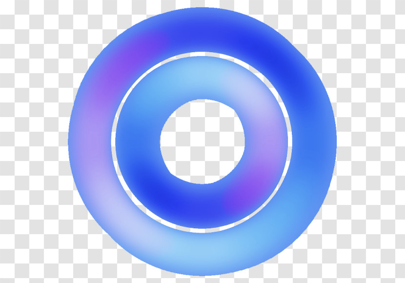 Circle Cobalt Blue / M Cobalt Blue / M Violet Wheel Transparent PNG
