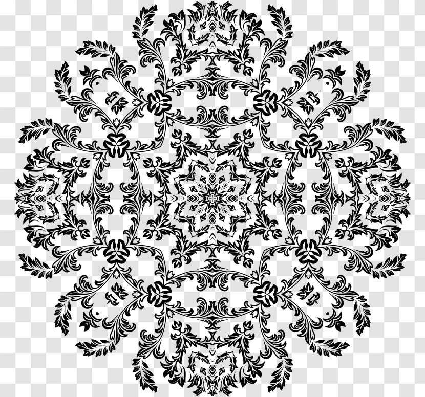 Visual Arts Decorative Ornament - Flower - Line Transparent PNG