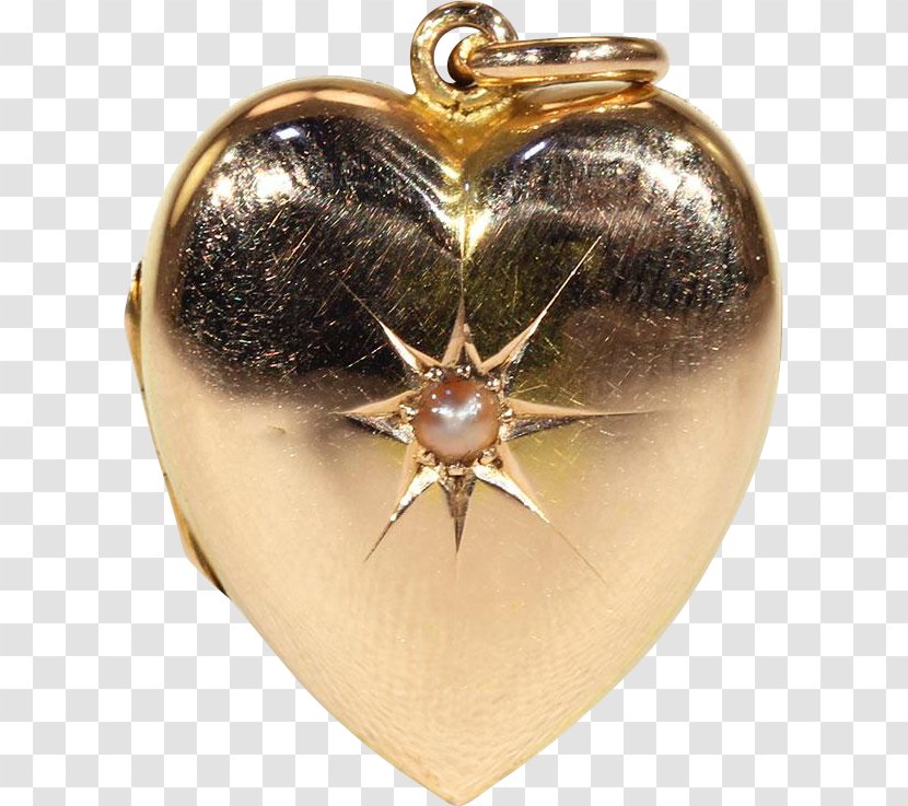 Locket Necklace Gold Amethyst Pendant - Invertebrate - Heart Transparent PNG