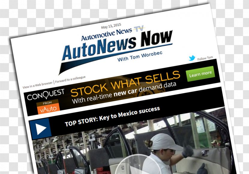 Car Automotive News Ford Motor Company Industry Interview - Banner Transparent PNG