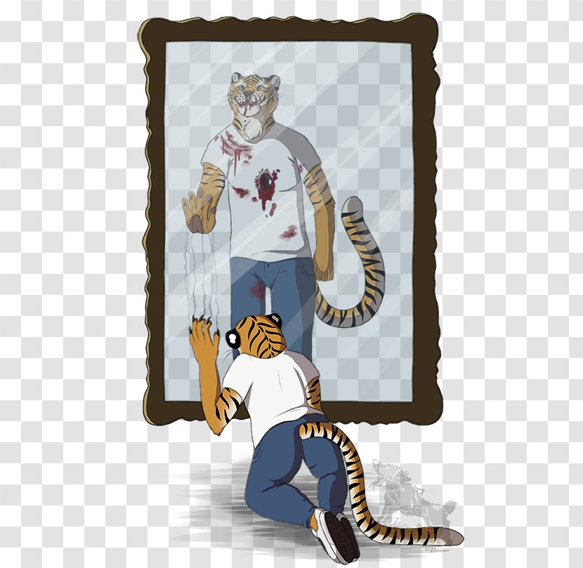 Mammal Headgear Cartoon Profession - Art - Mirror Broken Transparent PNG